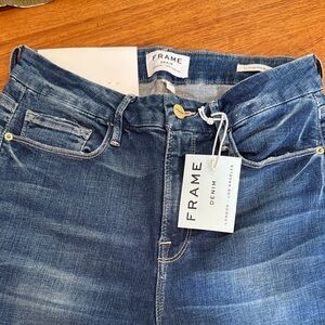 Frame Denim Women's Mid Rise bootcut Blue Jeans
